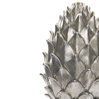 Lucidora - Tall Large Silver Pinecone Finial - Ornaments