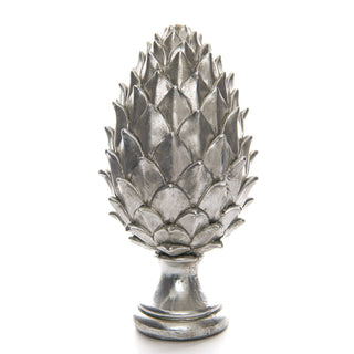 Lucidora - Tall Silver Pinecone Finial - Ornaments