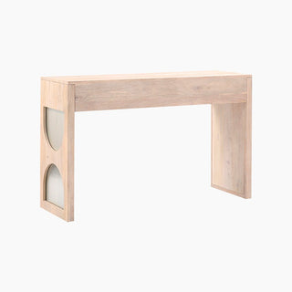 Lucidora - Tasneem Natural Two Drawer Console Table - Console Tables