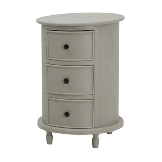 Lucidora - The Camden Collection 3 Drawer Round Side Table - End Tables