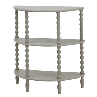 Lucidora - The Camden Collection Half Moon 3 Tier Table - Console Tables