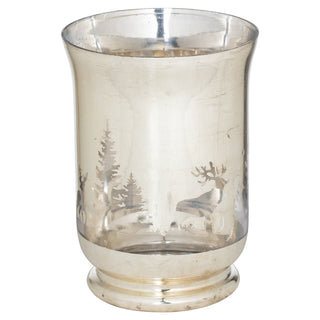 Lucidora - The Noel Collection Silver Forest Large Candle Holder - Candle Holders