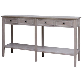 Lucidora - The Serene Collection Four Drawer Console Table - Console Tables