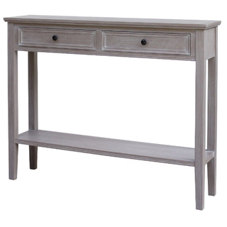 Lucidora - The Serene Collection Two Drawer Console Table - Console Tables