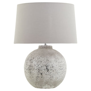 Lucidora - Tiber Large Stone Ceramic Lamp - Table Lamps