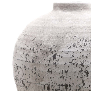 Lucidora - Tiber Large Stone Ceramic Vase - Globular Vases