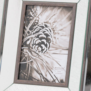 Lucidora - Tristan Mirror And Wood 5X7 Frame - Picture Frames