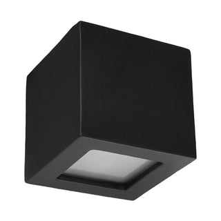 Lucidora - Wall lamp ceramic LEO black - Wall lamps