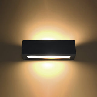 Lucidora - Wall lamp ceramic VEGA black - Wall lamps