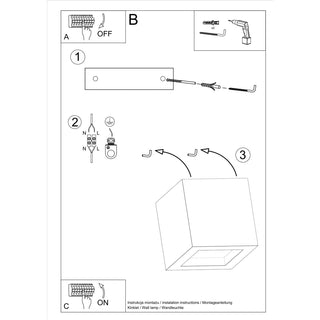 Lucidora - Wall lamp LEO concrete - Wall lamps