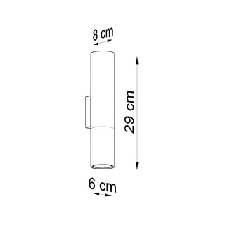 Lucidora - Wall lamp LOOPEZ black/chrome - Wall lamps
