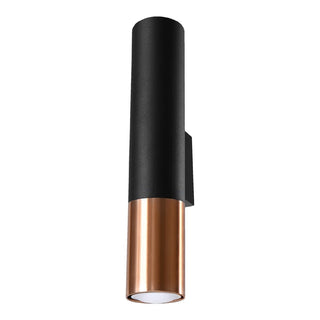 Lucidora - Wall lamp LOOPEZ black/copper - Wall lamps