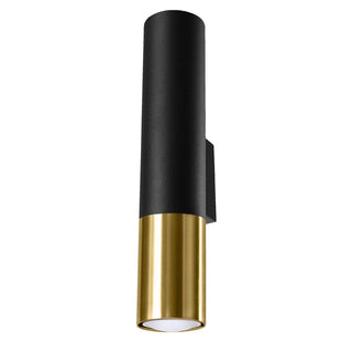 Lucidora - Wall lamp LOOPEZ black/golden - Wall lamps