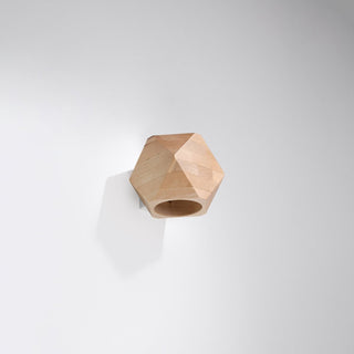 Lucidora - Wall lamp WOODY natural wood - Wall lamps