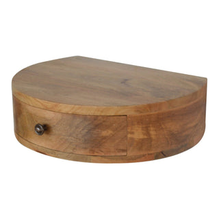 Lucidora - Wall Mounted Rounded Bedside - Bedside Cabinets