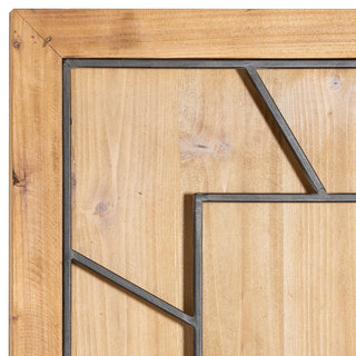 Lucidora - Williston Square Large Wooden Wall Clock - Wall Clocks
