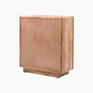 Lucidora - Zaayah Cut Work Two Door Wooden Cabinet - Sideboards