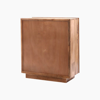 Lucidora - Zaayah Cut Work Wooden Three Chest of Drawers - Chest of Drawers