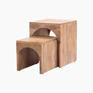 Lucidora - Zoe Set of 2 Arched End Tables - End Tables