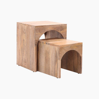 Lucidora - Zoe Set of 2 Arched End Tables - End Tables