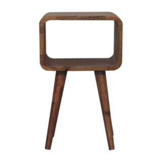 Lucidora - Mini Curved Open Bedside - Bedside Cabinets