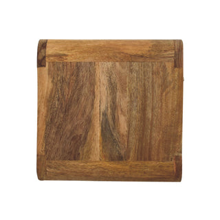 Lucidora - Mini Oak - ish Floating Open Bedside - Bedside Cabinets