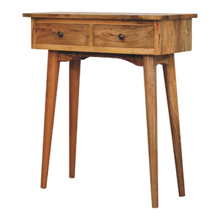 Lucidora - Mini Oak - ish Hallway Console Table - Console Tables