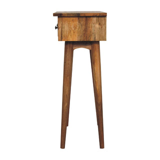 Lucidora - Mini Oak - ish Hallway Console Table - Console Tables