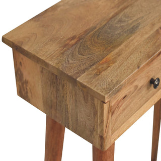 Lucidora - Mini Oak - ish Hallway Console Table - Console Tables