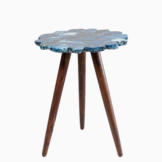 Lucidora - Myra Blue Agate End Table - End Tables