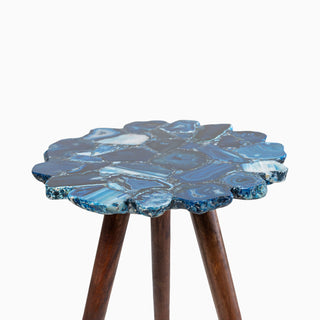 Lucidora - Myra Blue Agate End Table - End Tables