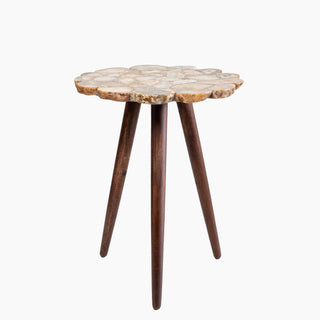 Lucidora - Myra Natural Agate End Table - End Tables