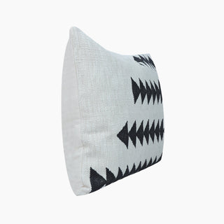 Lucidora - Nomadica B&W Cotton Cushion - Feather - Cushions