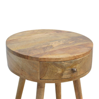 Lucidora - Nordic Circular Shaped Bedside - Bedside Cabinets