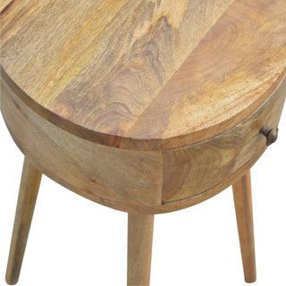 Lucidora - Nordic Circular Shaped Bedside - Bedside Cabinets