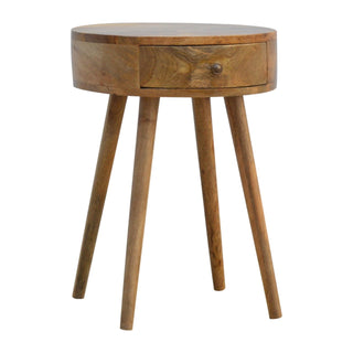 Lucidora - Nordic Circular Shaped Bedside - Bedside Cabinets