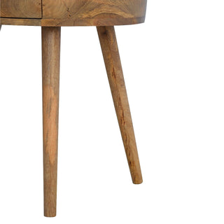 Lucidora - Nordic Circular Shaped Bedside - Bedside Cabinets