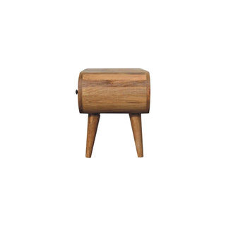 Lucidora - Oak - ish Circular TV Unit - Media Units