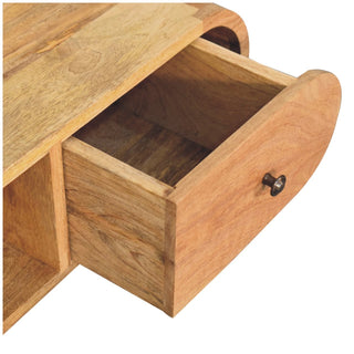 Lucidora - Oak - ish Circular TV Unit - Media Units