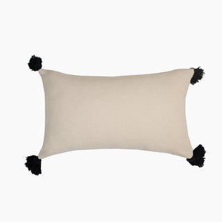 Lucidora - Parin Zig - Zag Embroidered Cotton Cushion - Microfibre - Cushions