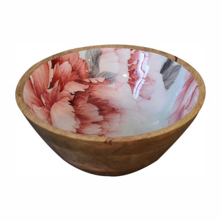 Lucidora - Pink Floral Bowl Set of 2 - Bowls