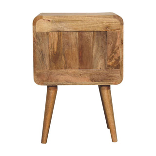 Lucidora - T - bar Ridged Bedside - Bedside Cabinets