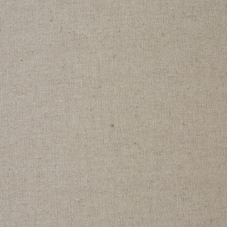 Tight macro shot showing the coarse, natural weave of the beige linen lampshade material.